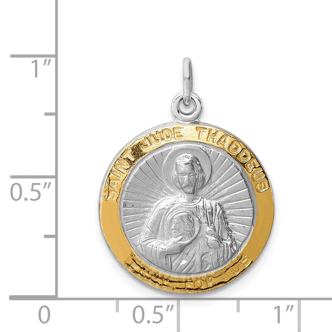 Sterling Silver Saint Jude Thaddeus Medal