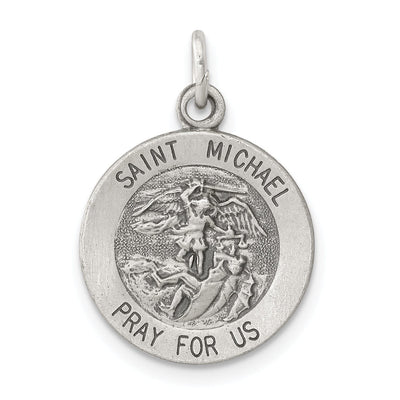 Sterling Silver Antiqued Saint Michael Medal at $ 13.6 only from Jewelryshopping.com