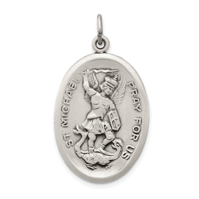 Sterling Silver St. Michael Medal at $ 52.86 only from Jewelryshopping.com