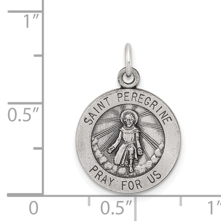 Sterling Silver St. Peregrine Medal