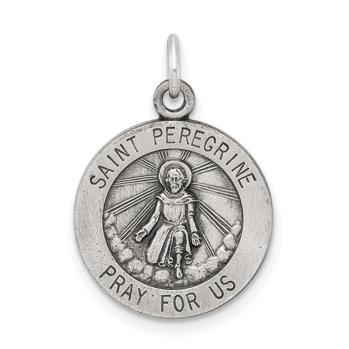 Sterling Silver St. Peregrine Medal