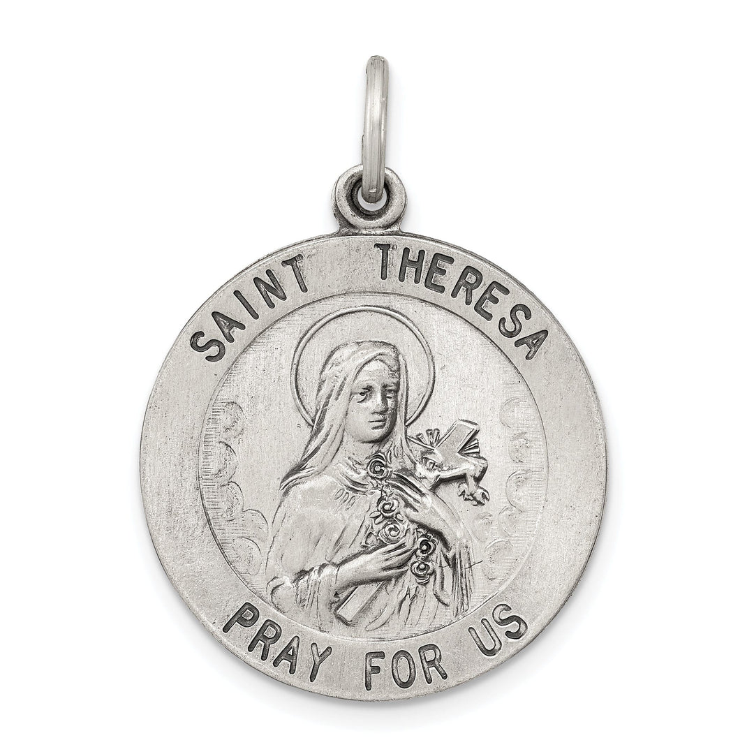 Sterling Silver St. Theresa Medal
