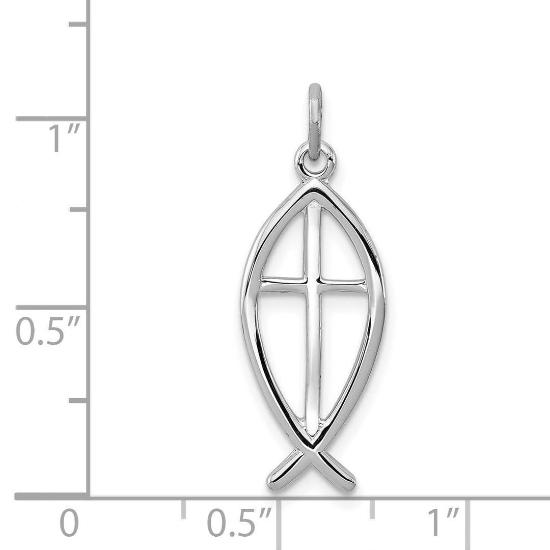 Sterling Silver Ichthus Fish Charm