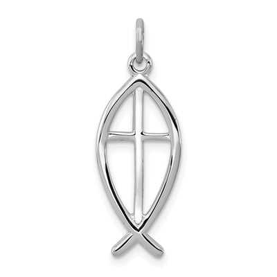 Sterling Silver Ichthus Fish Charm at $ 27.22 only from Jewelryshopping.com