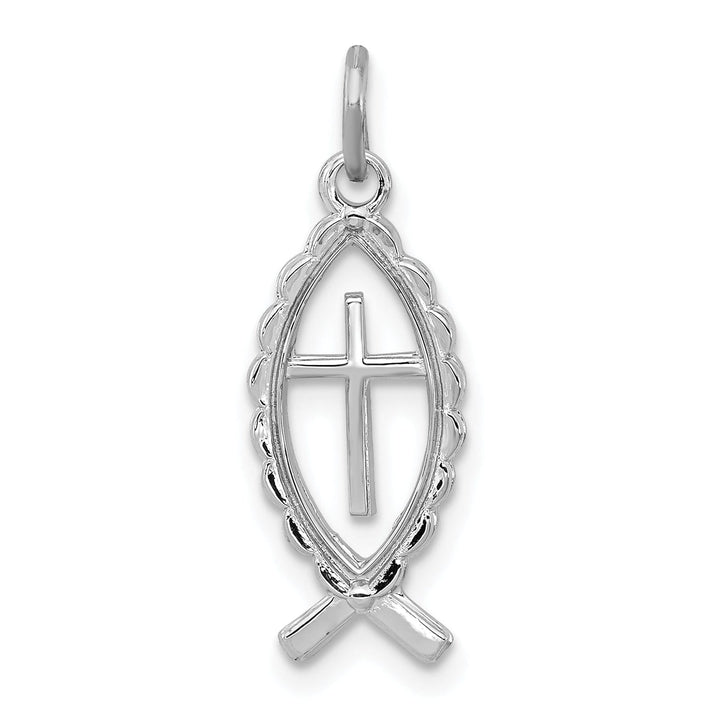 Sterling Silver Ichthus Fish Charm