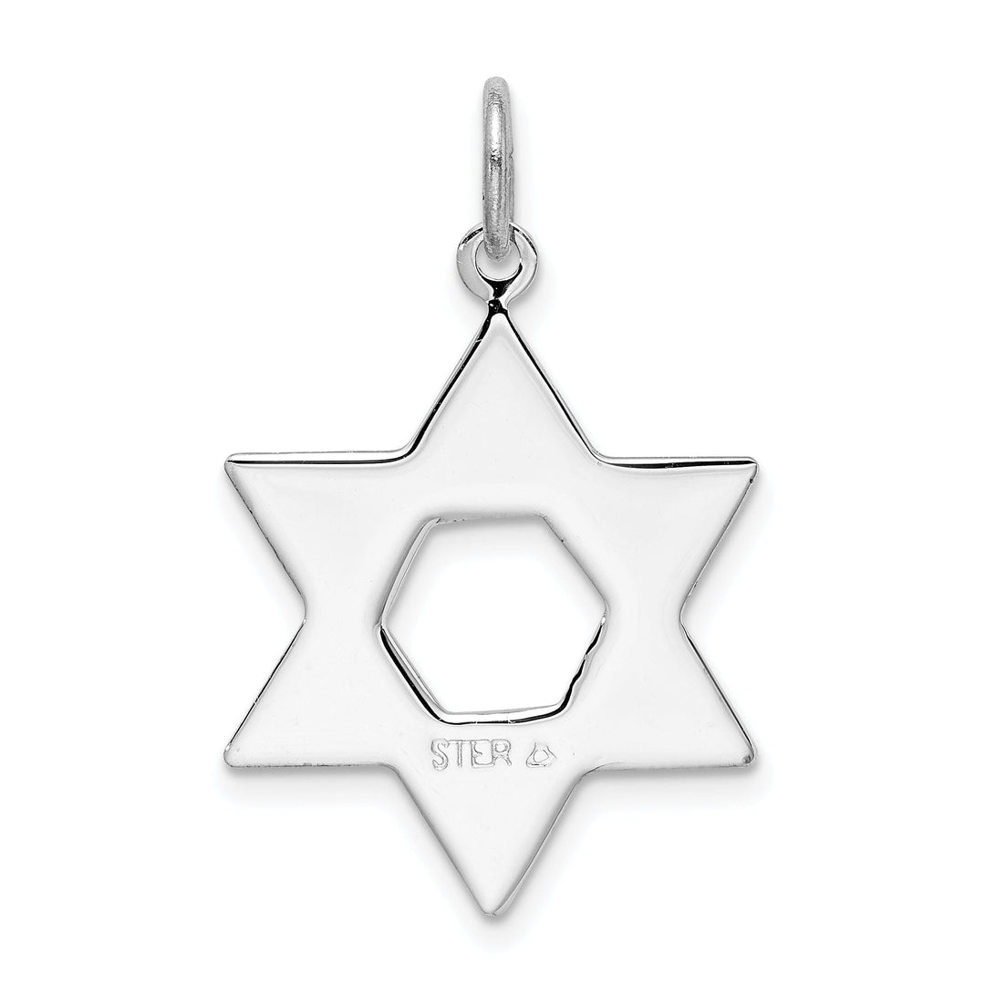 Sterling Silver Star of David Pendant