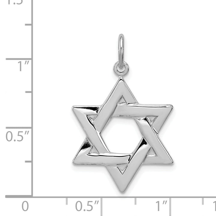 Sterling Silver Star of David Pendant