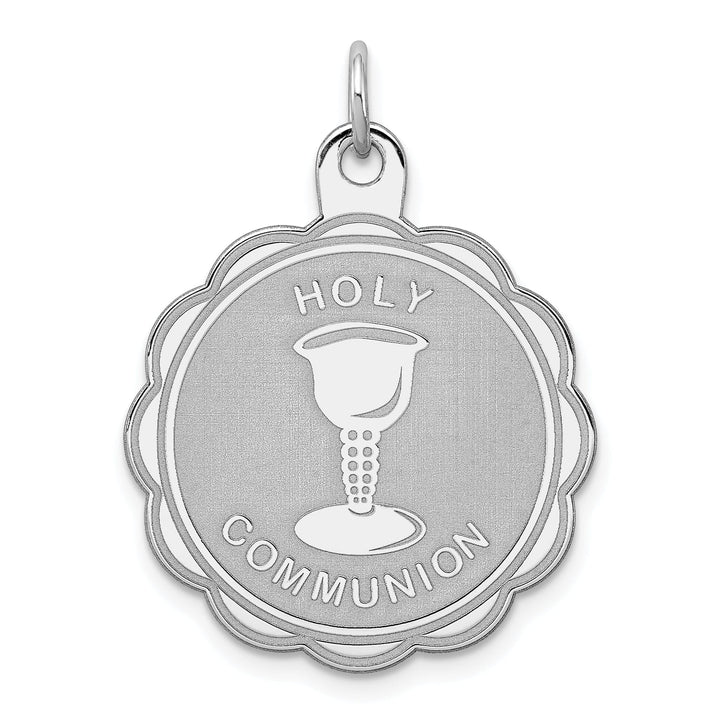 Sterling Silver Holy Communion Disc Charm