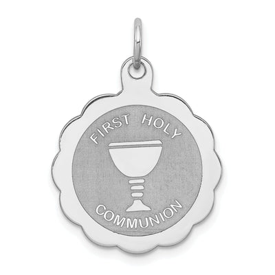 Sterling Silver First Holy Communion Disc Charm at $ 26.44 only from Jewelryshopping.com