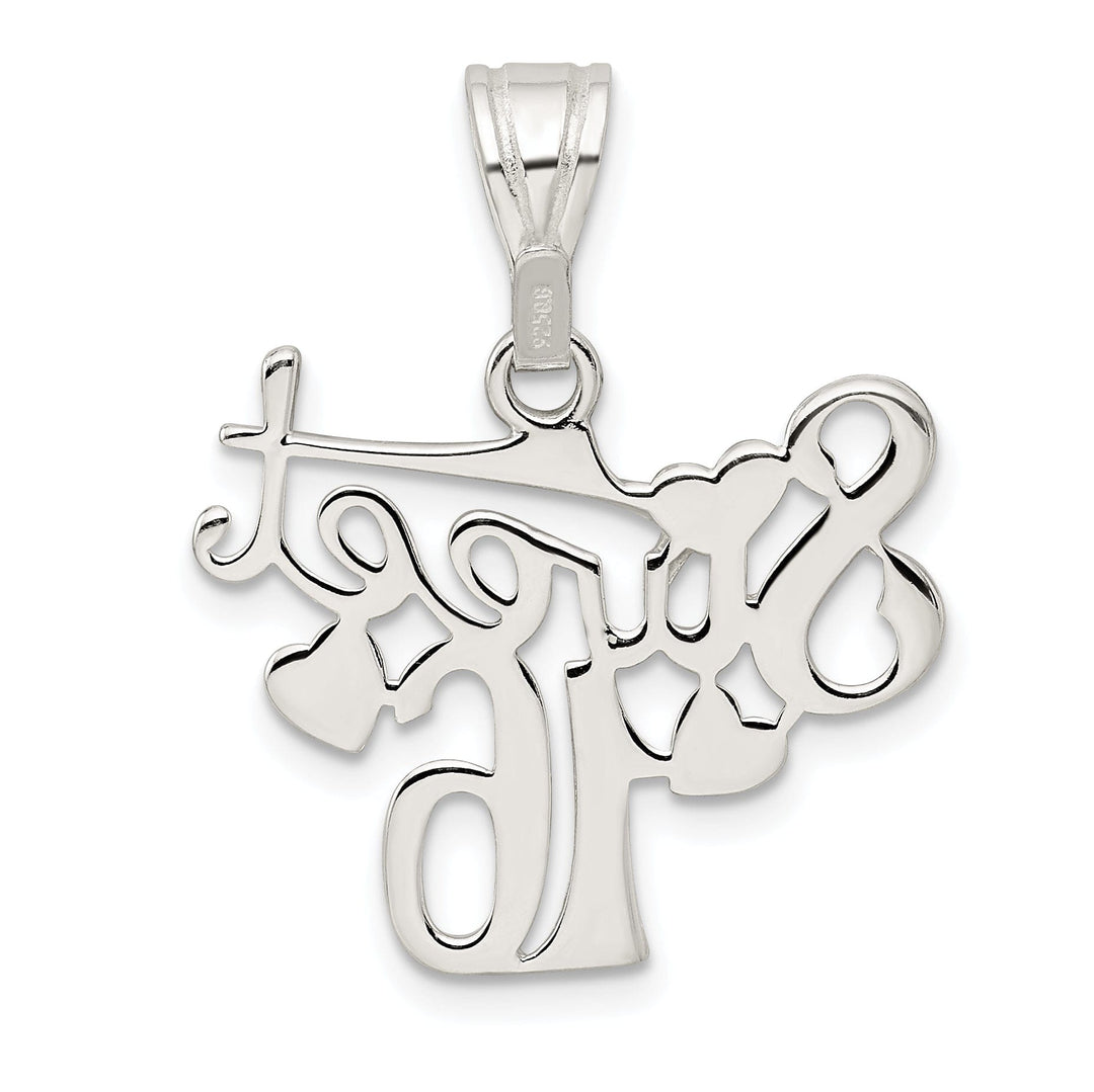 Sterling Silver Polished Sweet Sixteen Charm