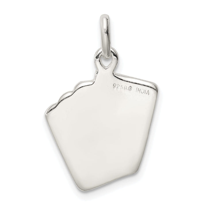 Sterling Silver Finished Playing Cards Charm