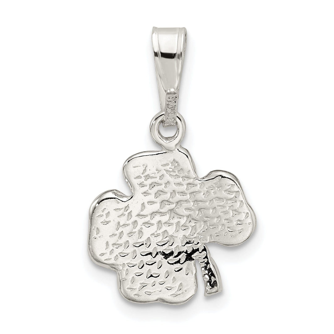 Solid Sterling Silver 4-leaf Clover Charm