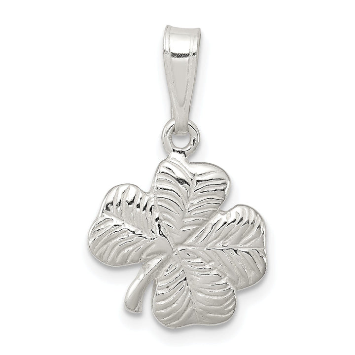 Solid Sterling Silver 4-leaf Clover Charm