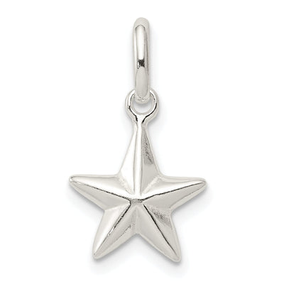 Sterling Silver Polished Finish Star Charm at $ 7.6 only from Jewelryshopping.com