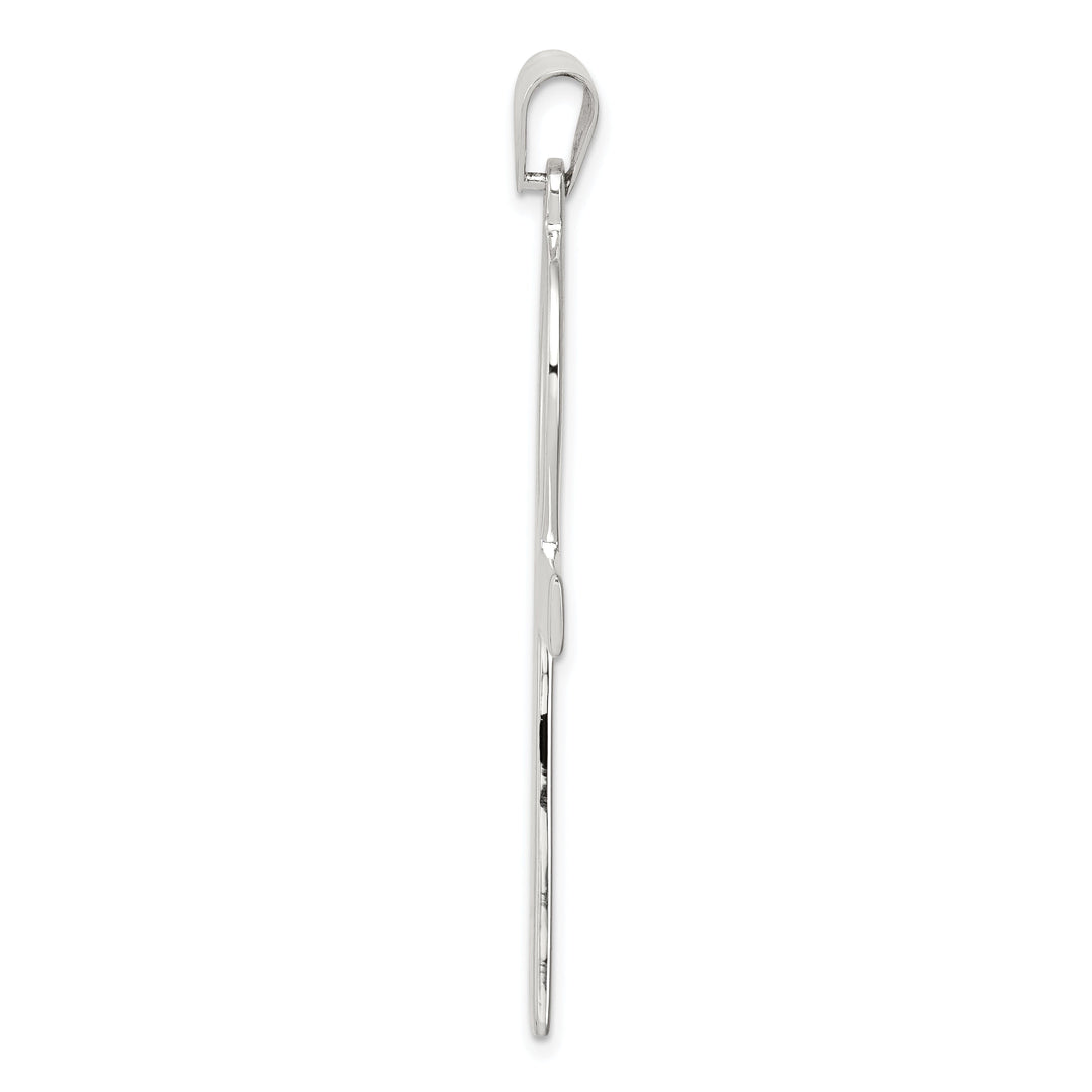 Soild Sterling Silver Ankh Cross Pendant
