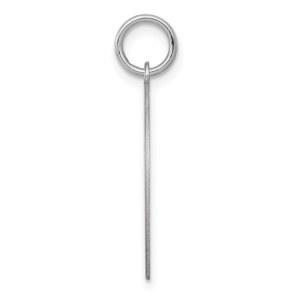 Sterling Silver Brocaded Initial H Charm