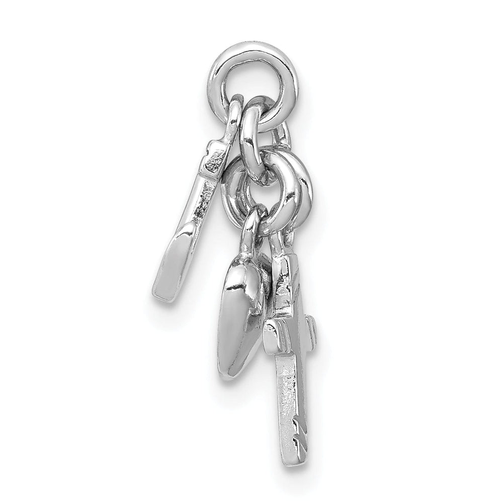 Sterling Silver Faith Hope Charity Charm