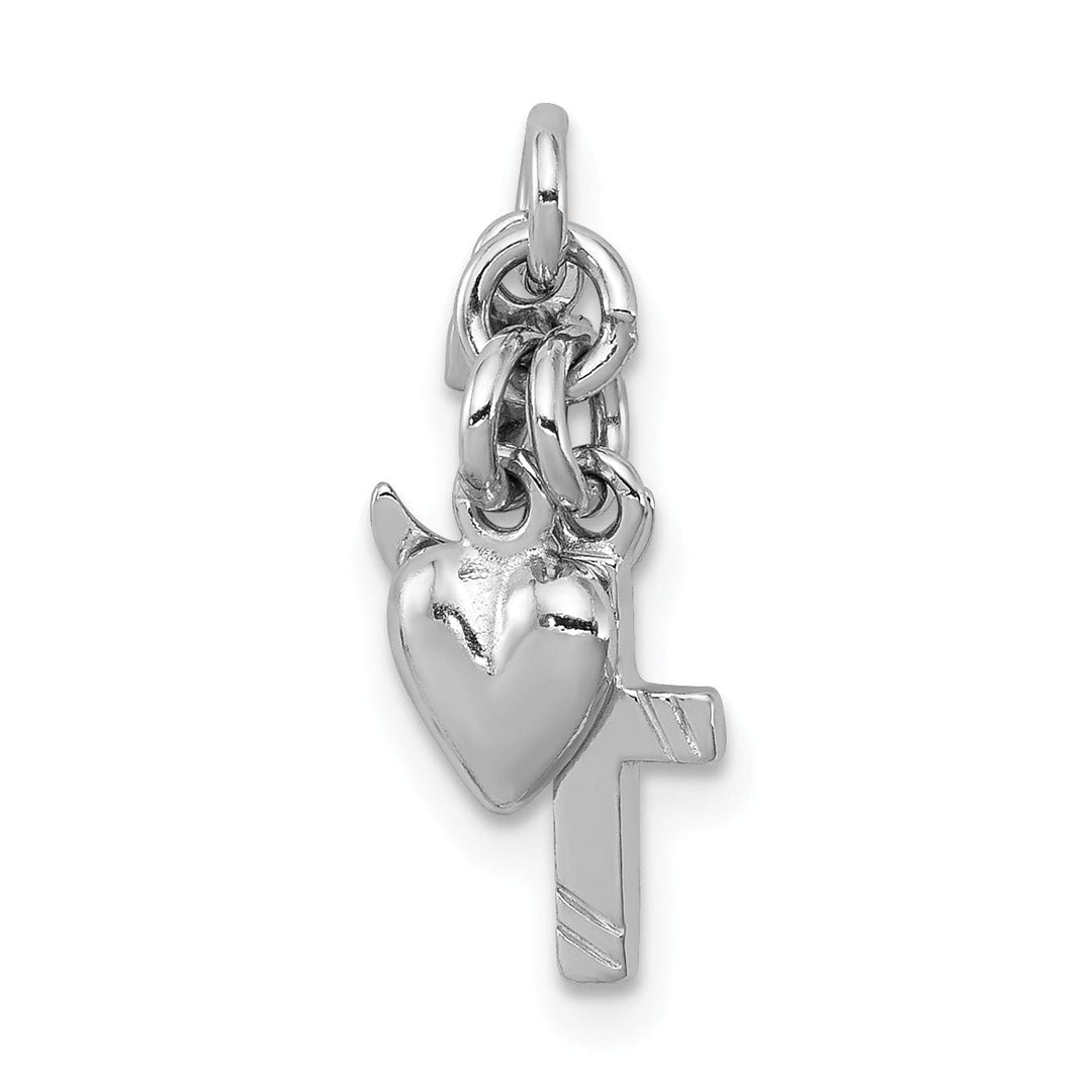 Sterling Silver Faith Hope Charity Charm