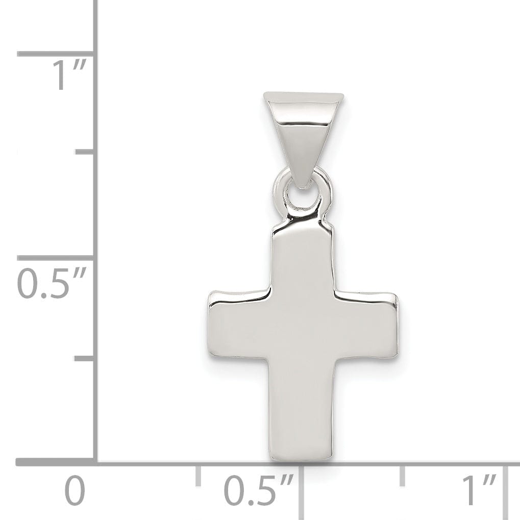 Solid Sterling Silver Latin Cross Pendant