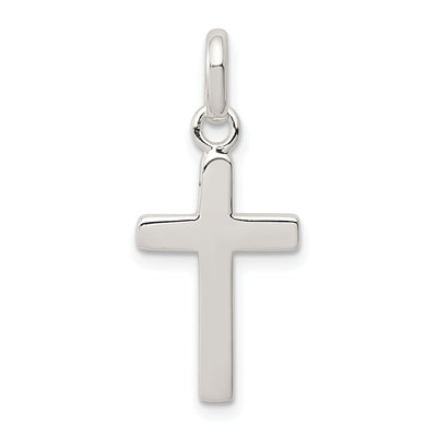 Silver Polished Finish Latin Cross Pendant at $ 14.26 only from Jewelryshopping.com