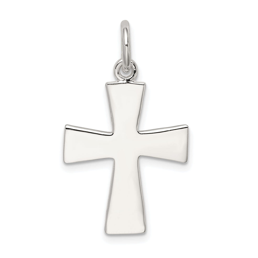 Solid Sterling Silver Latin Cross Pendant