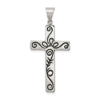 Sterling Silver Antique Latin Cross Pendant