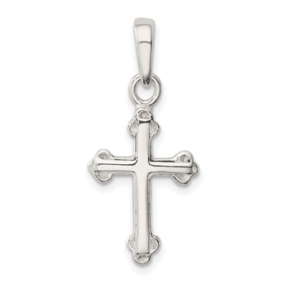 Sterling Silver Budded Cross Pendant at $ 9.07 only from Jewelryshopping.com
