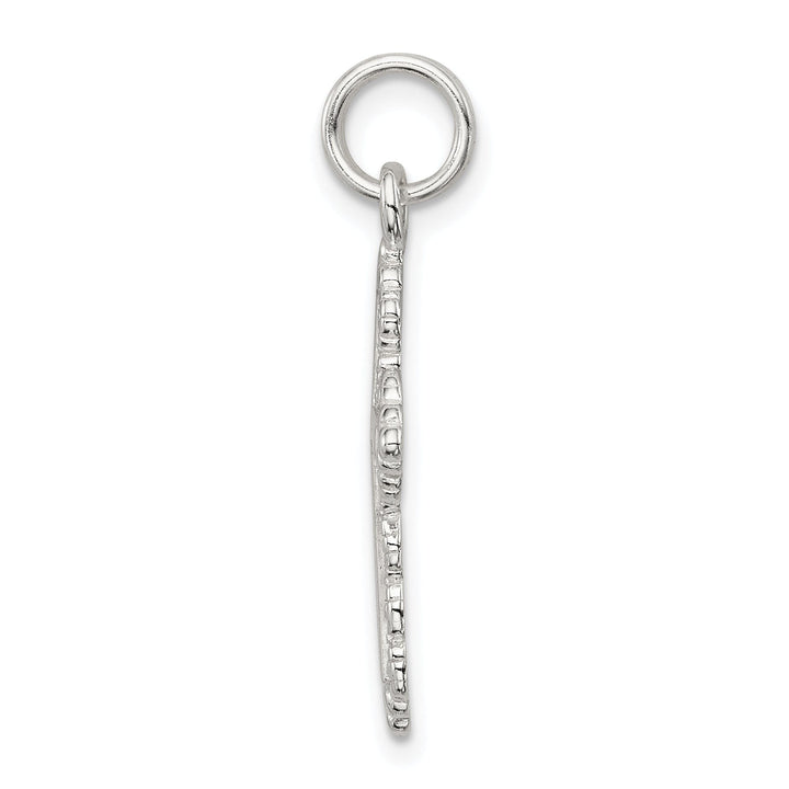 Sterling Silver INRI Budded Cross Pendant