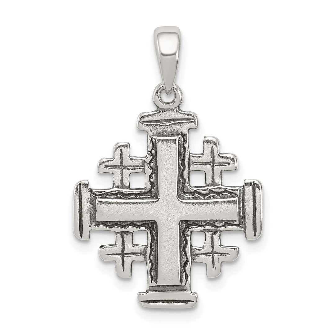 Sterling Silver Jerusalem Crusader Pendant