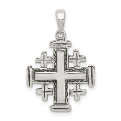 Sterling Silver Jerusalem Crusader Pendant at $ 13.99 only from Jewelryshopping.com