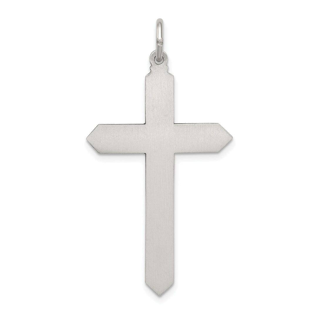 Silver Antique June Birthstone Cross Pendant