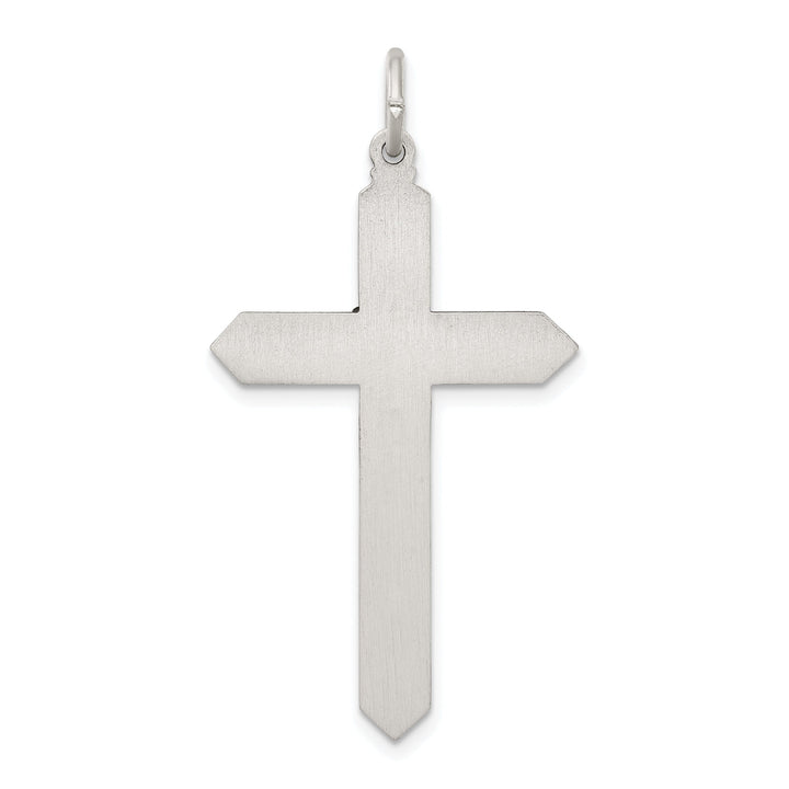 Silver Antique November Birthstone CrossPendant