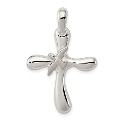 Sterling Silver Dove Cross Pendant at $ 21.25 only from Jewelryshopping.com