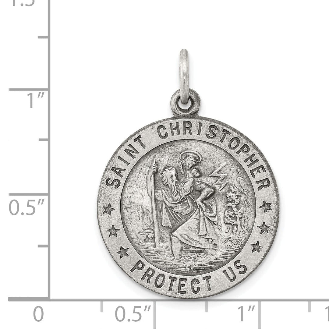 Sterling Silver St. Christopher Medal