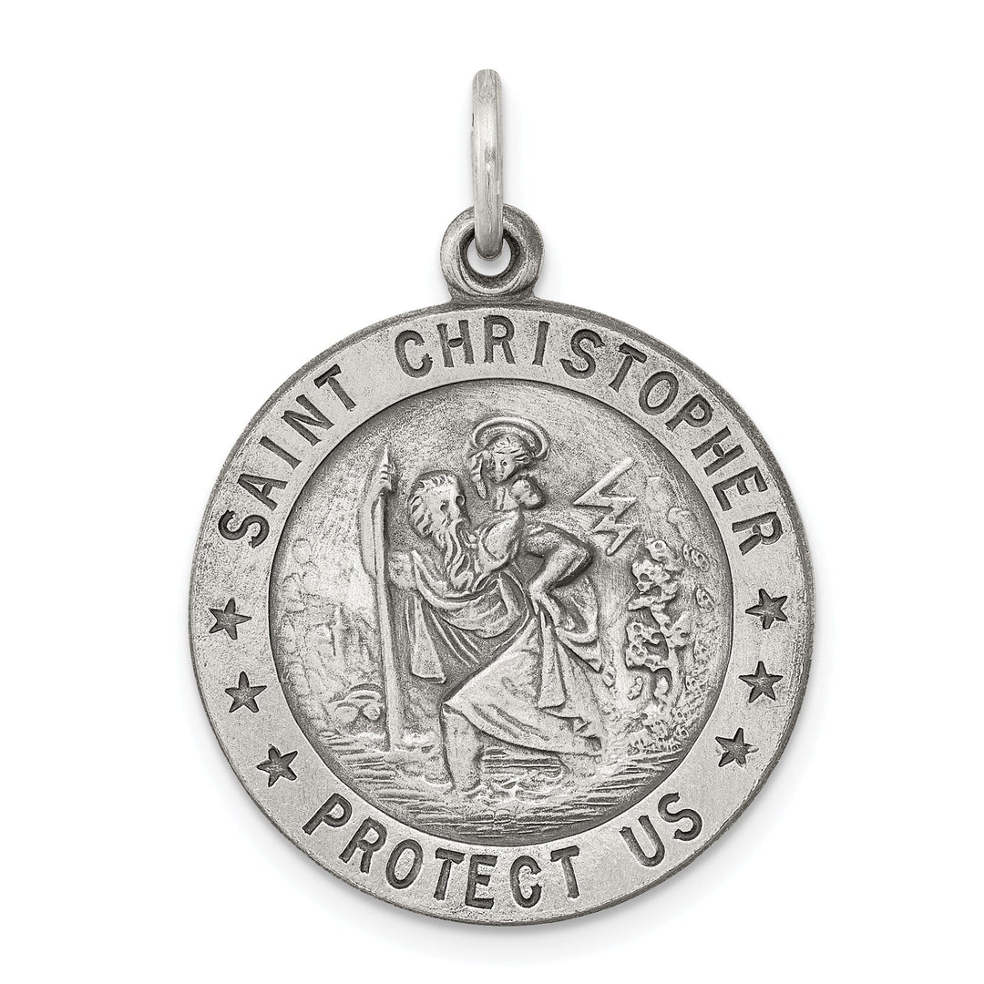 Sterling Silver St. Christopher Medal