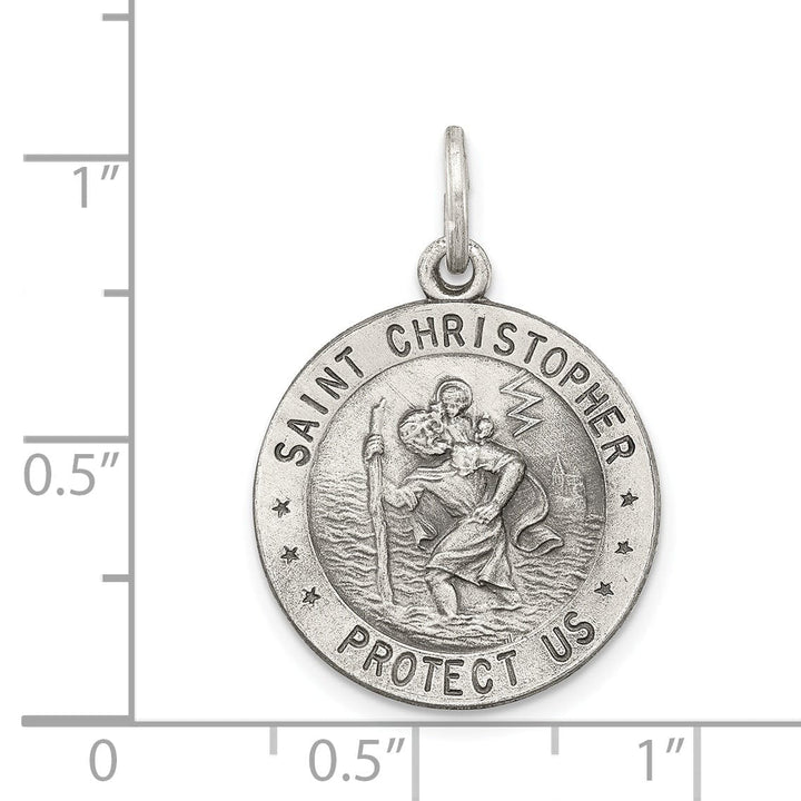 Sterling Silver St. Christopher Medal