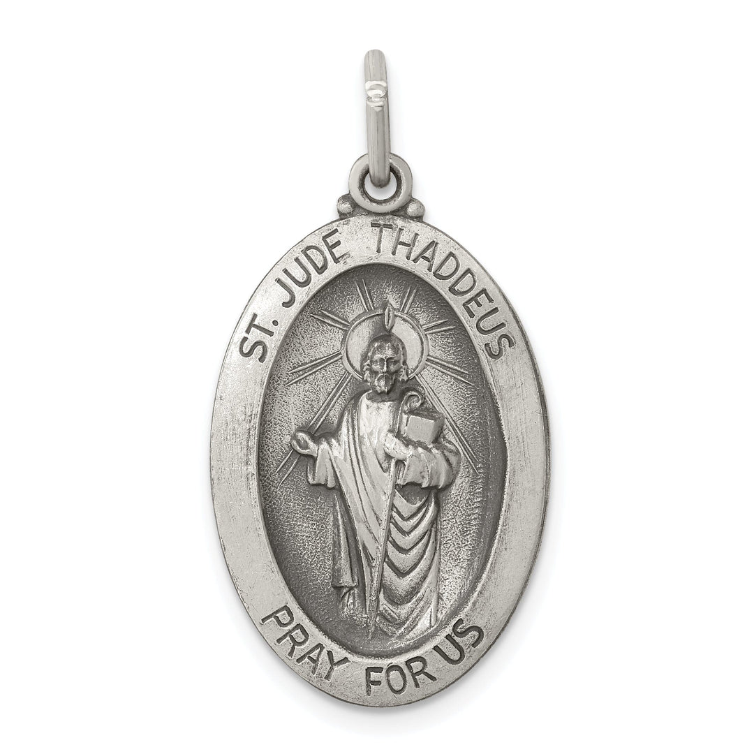 Sterling Silver Saint Jude Thaddeus Medal