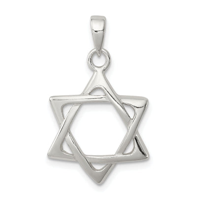 Sterling Silver Star of David Pendant at $ 10.25 only from Jewelryshopping.com