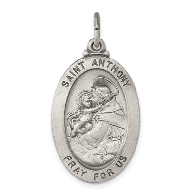 Sterling Silver Antiqued Saint Anthony Medal at $ 39.9 only from Jewelryshopping.com