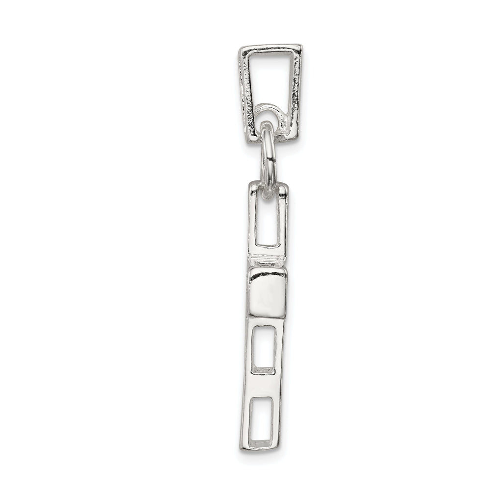 Sterling Silver Hammered Latin Cross Pendant