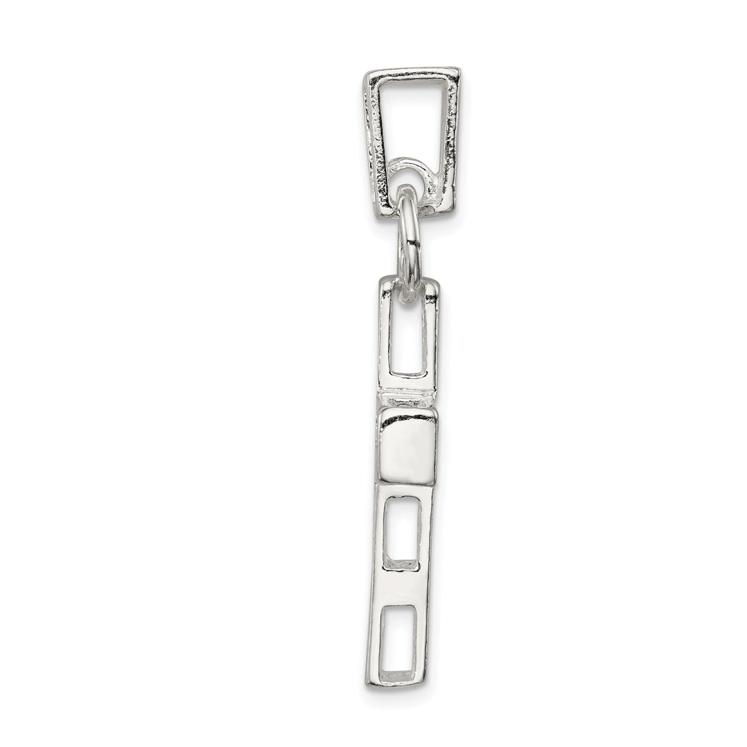 Sterling Silver Hammered Latin Cross Pendant