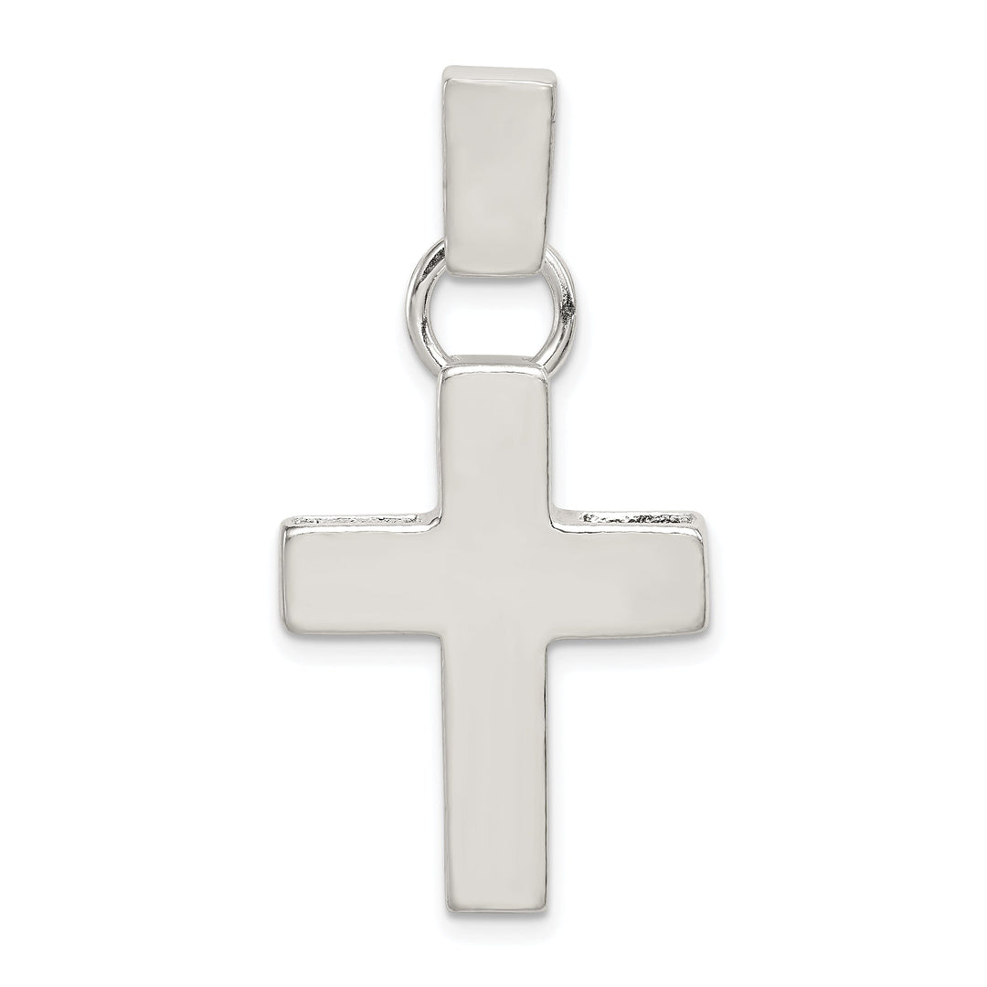 Sterling Silver Hammered Latin Cross Pendant