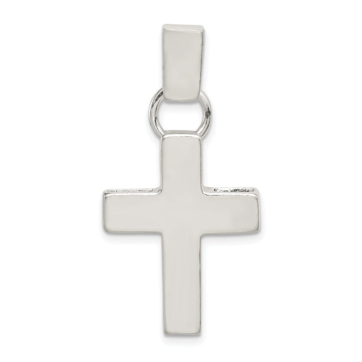Sterling Silver Hammered Latin Cross Pendant