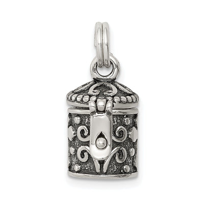 Sterling Silver Antiqued Cross Prayer Box Charm at $ 54.05 only from Jewelryshopping.com