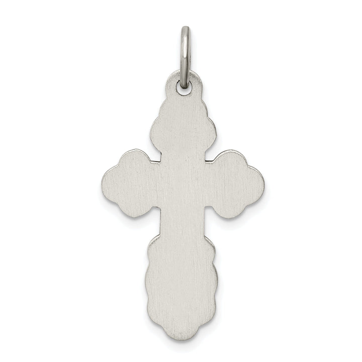 Sterling Silver Eastern Orthodox Cross Pendant