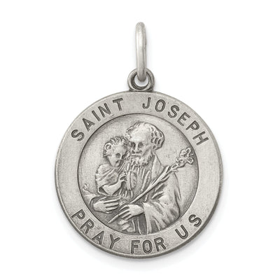 Sterling Silver Antiqued Saint Joseph Medal at $ 20.52 only from Jewelryshopping.com