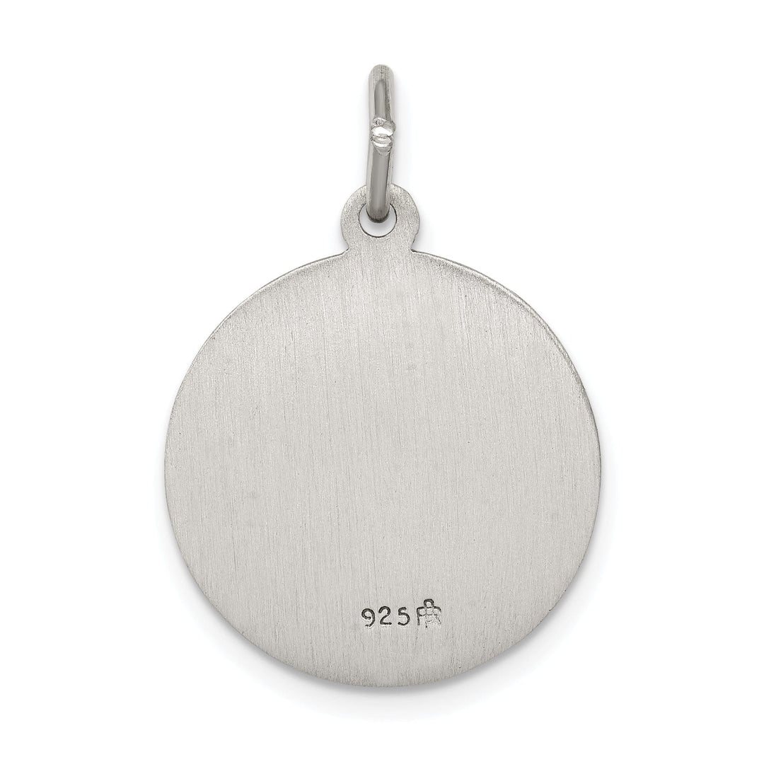 Sterling Silver Antiqued Saint Anthony Medal