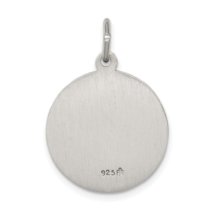 Sterling Silver Antiqued Saint Anthony Medal