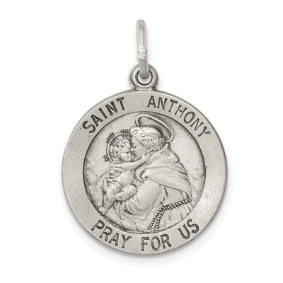 Sterling Silver Antiqued Saint Anthony Medal at $ 20.52 only from Jewelryshopping.com