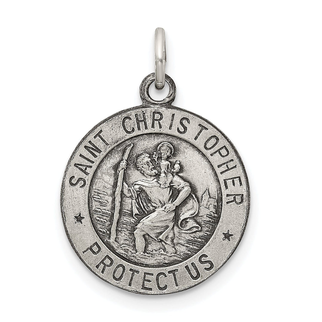 Sterling Silver St. Christopher Medal